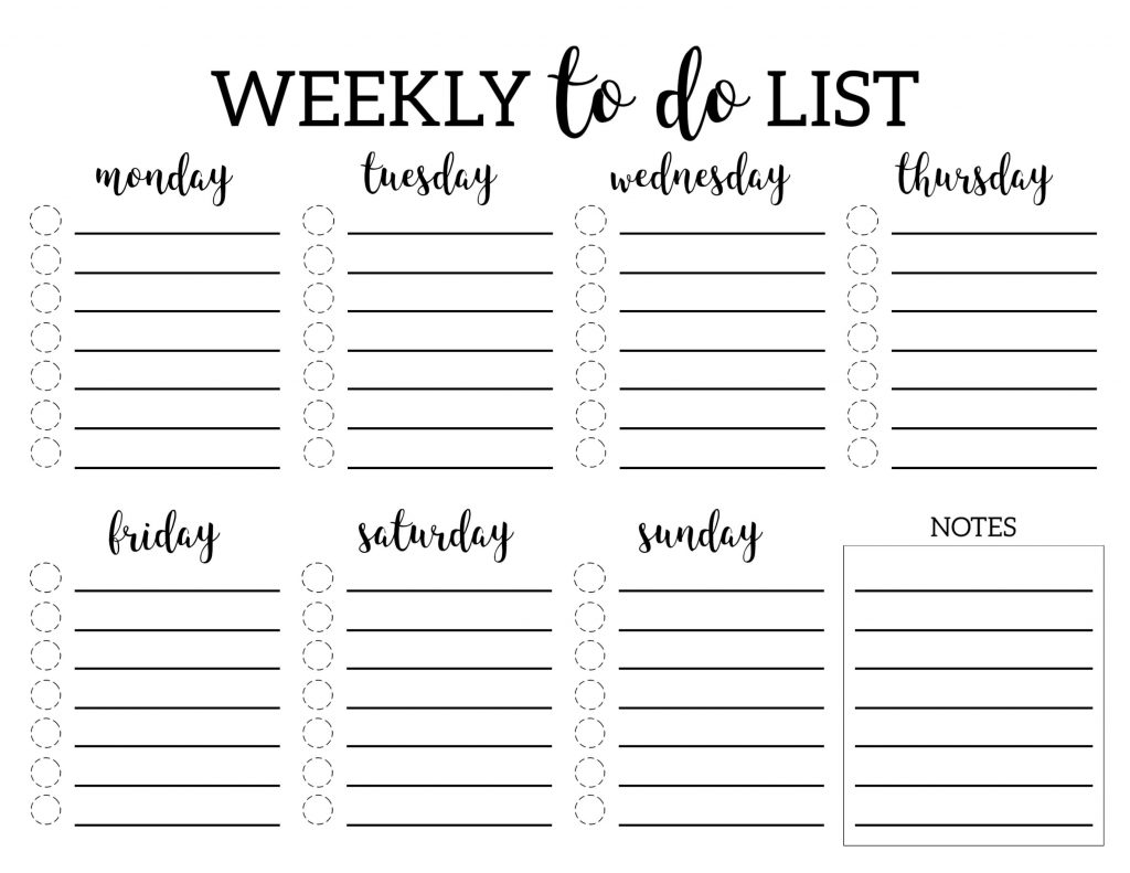 1024x791 Cute To Do Listate Editable Task Free Excel Printable Daily List