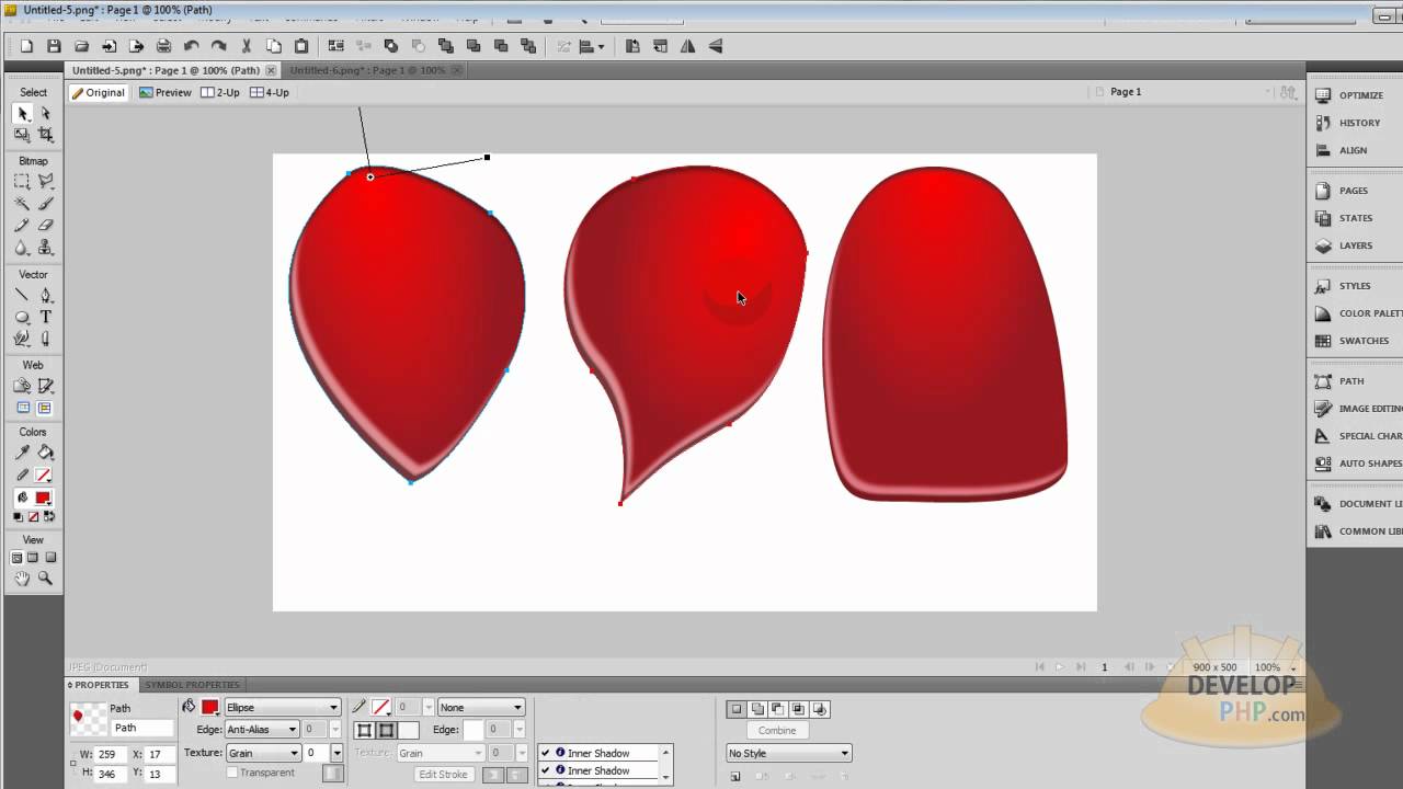 Fireworks Valentine's Day Vector Rose Petals Tutorial 1280x720 Fireworks Valentine's Day Vector Rose Petals Tutorial