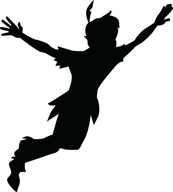 Peter Pan Silhouette Vector at Vectorified.com | Collection of Peter ...