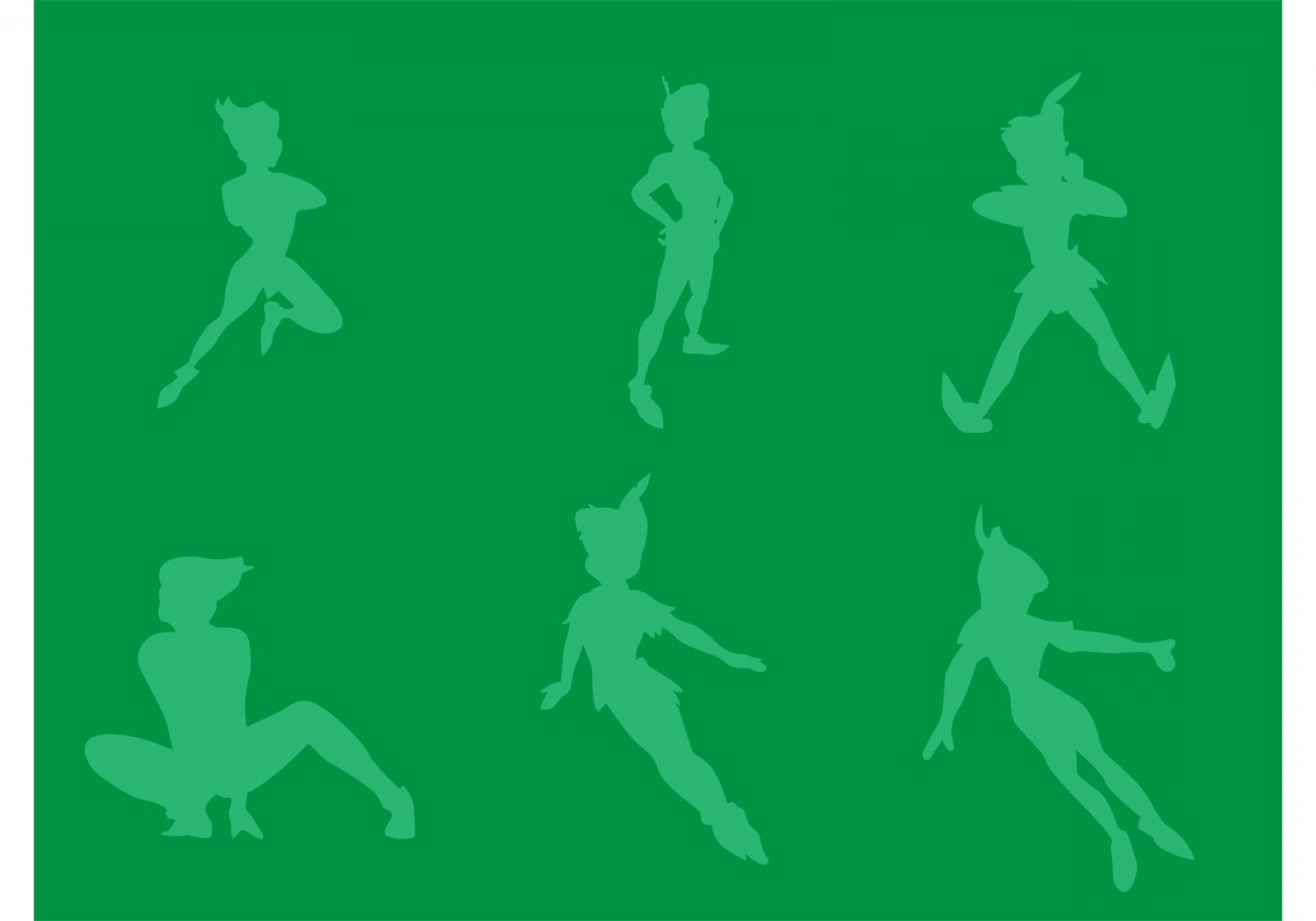 1680x1176 Free Vector Peter Pan Silhouettes Soidergi