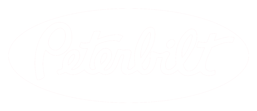 820x355 Peterbilt Vector Logo Graphic Transparent Stock