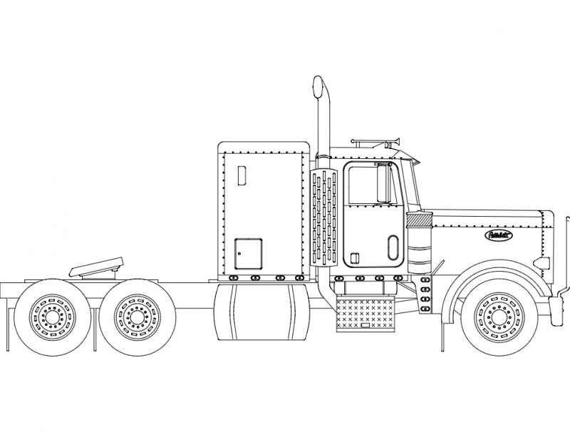 Peterbilt Truck Graphic Design Vector 800x606 Peterbilt Truck Graphic Design Vector