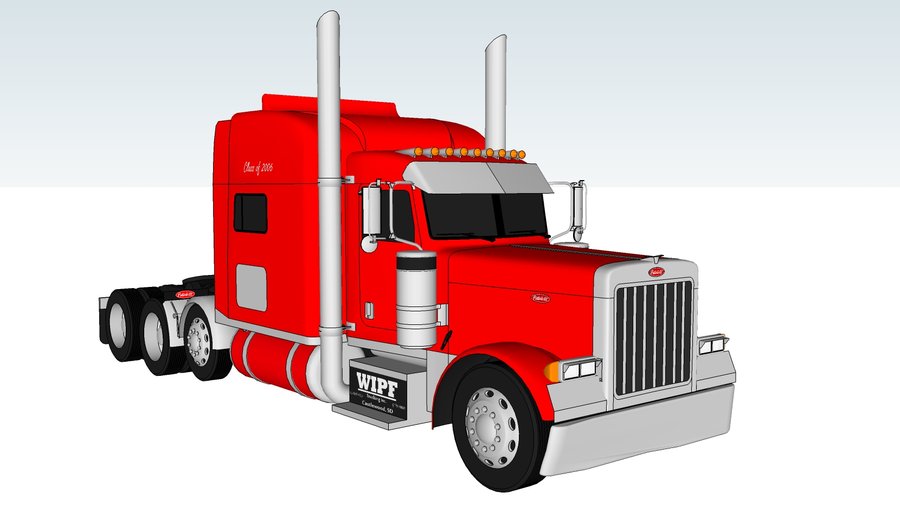 900x505 Peterbilt Dump Truck Clipart