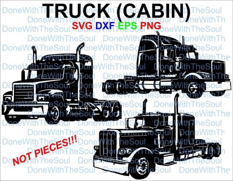 Free Free 218 Peterbilt Semi Truck Svg SVG PNG EPS DXF File