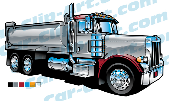 576x346 Big Rig Tow Truck Vector Clip Art Need It I Have It! Hot Rod