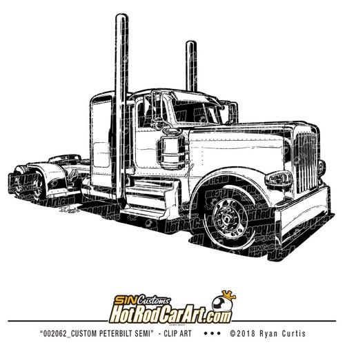 500x500 Custom Peterbilt Semi Truck