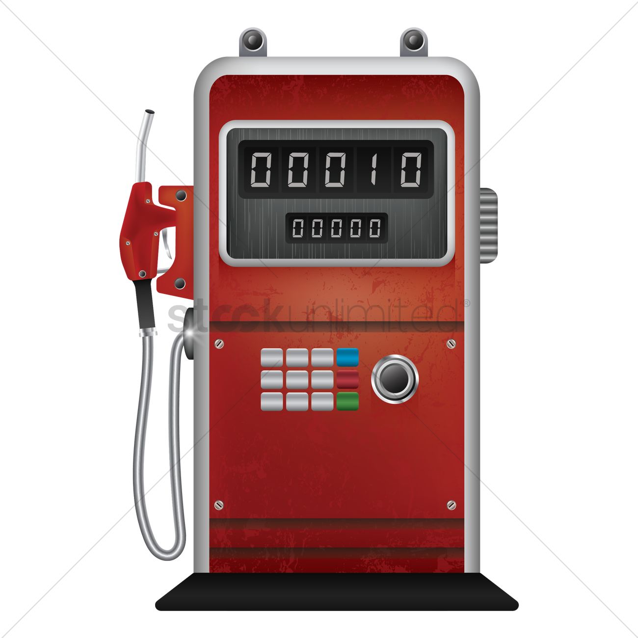 1300x1300 Petrol Pump Vector Image