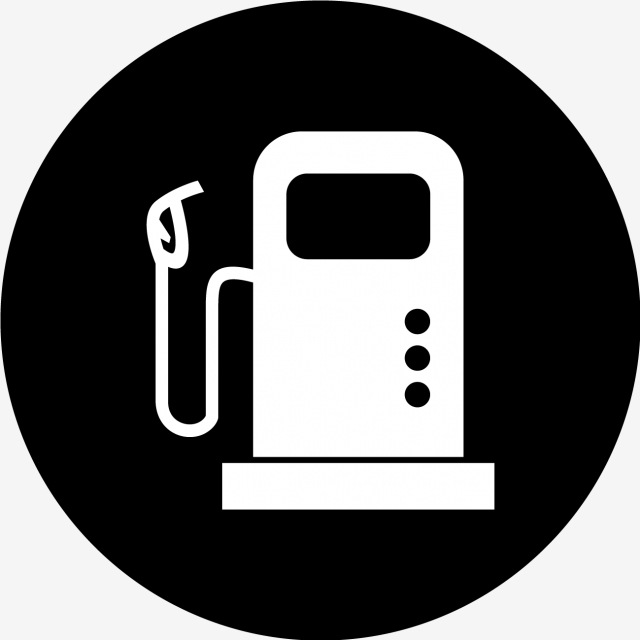 640x640 Vector Fuel Station Icon, Fuel, Petrol Pump, Station Png