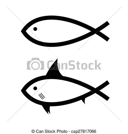 Pez, Vector, Negro, Blanco 450x470 Pez, Vector, Negro, Blanco