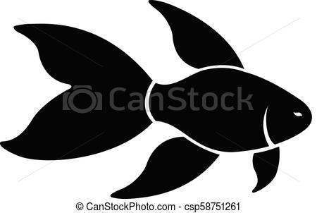 Pez, Vector, Silueta 450x302 Pez, Vector, Silueta