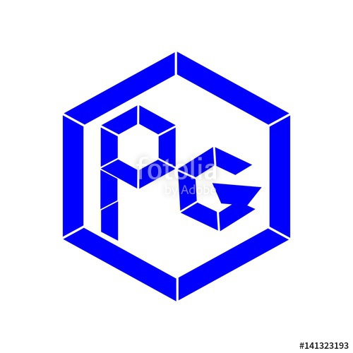 pg blue and white