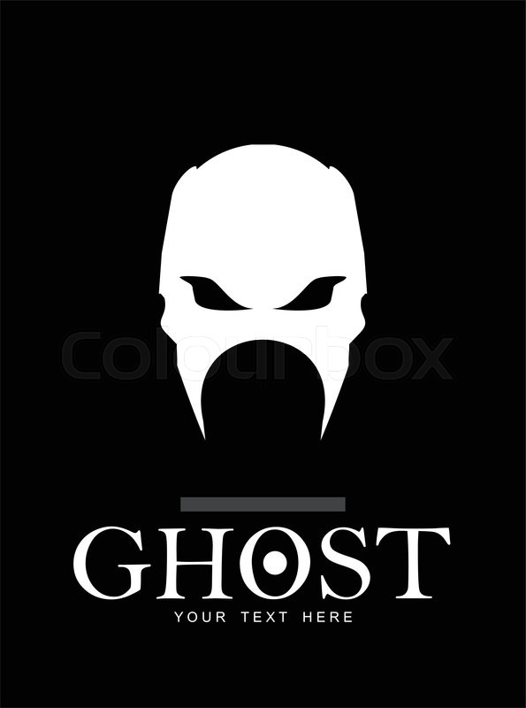 595x800 Warrior Phantom Ghost White Skull Stock Vector Colourbox