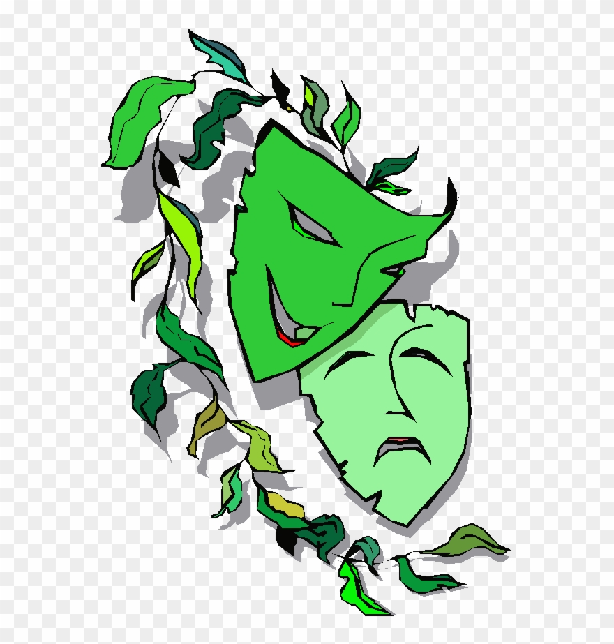 880x923 Drama Masks Vector