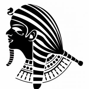 300x300 Ixrbibwpharaoh Vector Gangster Black And White Pharaoh