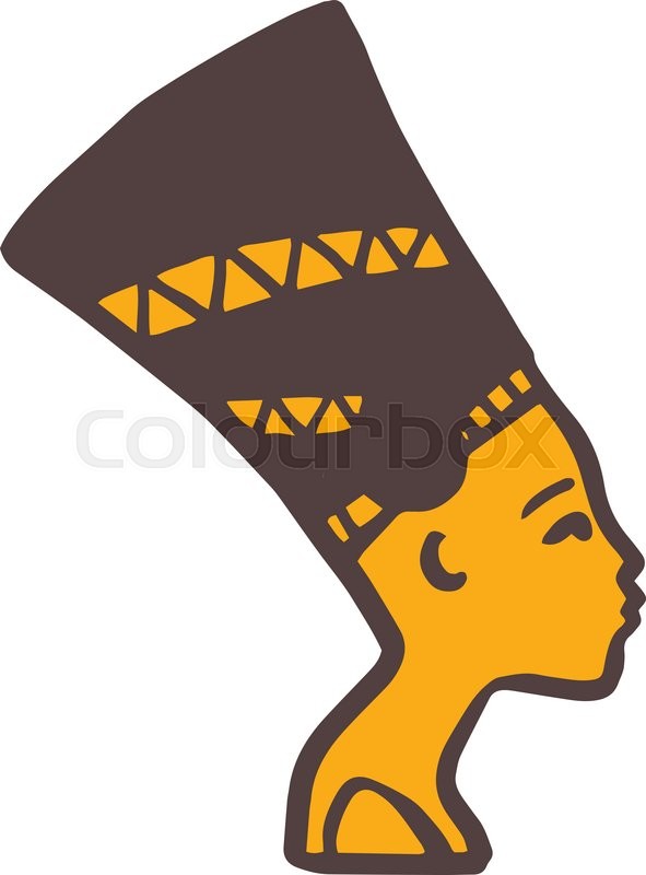 591x800 Pharaoh Head Vector Illustration Stock Vector Colourbox
