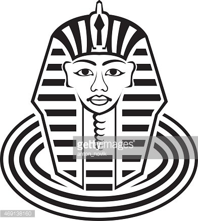 392x436 Pharaoh Vector Premium Clipart