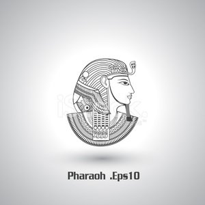 300x300 Pharaoh Vector Stock Vectors