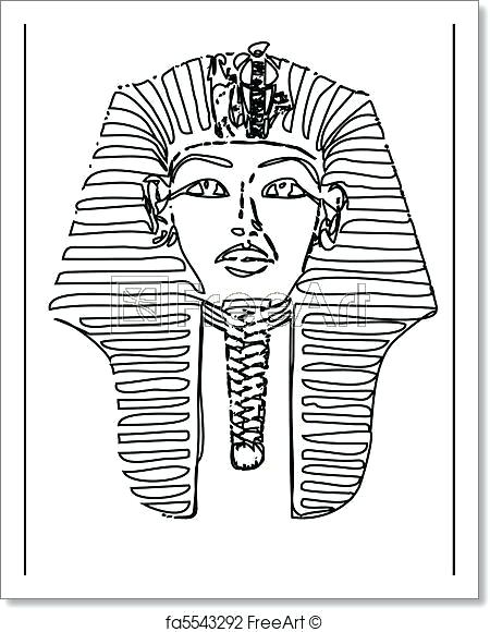 450x580 Pharaoh Drawing