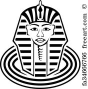 176x178 Free Art Print Of Pharaoh Pharaoh On A White Background, Vector