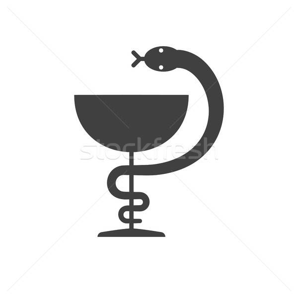 600x600 Pharmacy Vector Icon Vector Illustration Oleksii Afanasiev