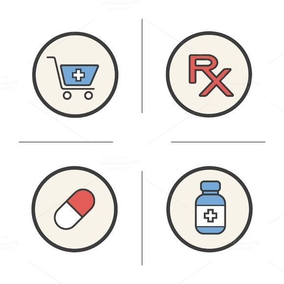 580x580 Pharmacy Icons Vector Graphics Pharmacy