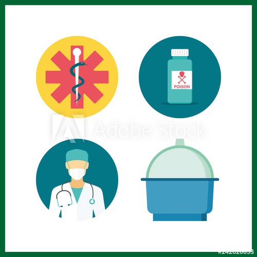 500x500 Medicine Icon Vector Illustration Medicine Set Laboratory