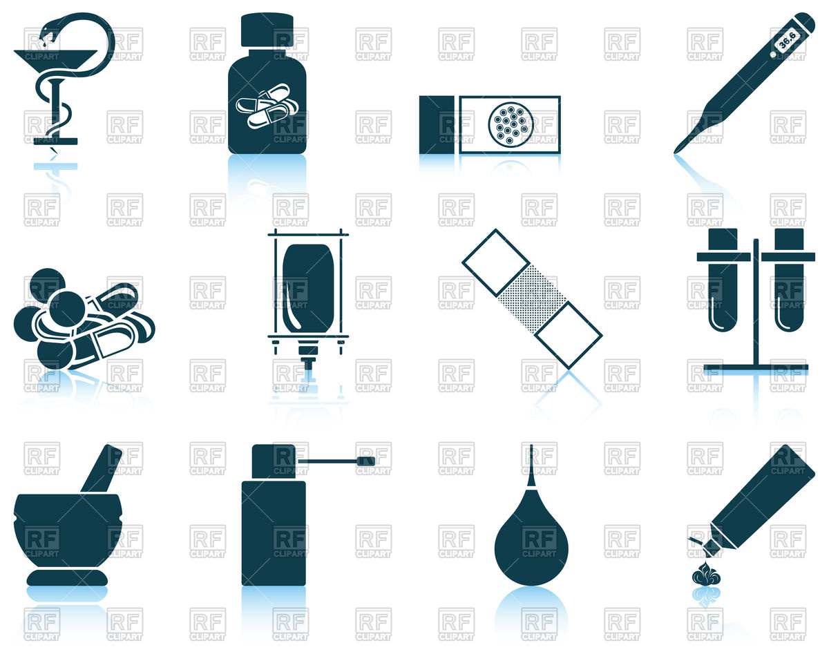 1200x960 Set Of Pharmacy Icons Vector Image Of Healthcare, Medical Angelp