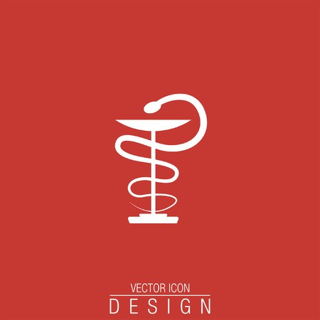 450x450 Pharmacy Snake Symbol Vector Icon Royalty Free Vector Graphics