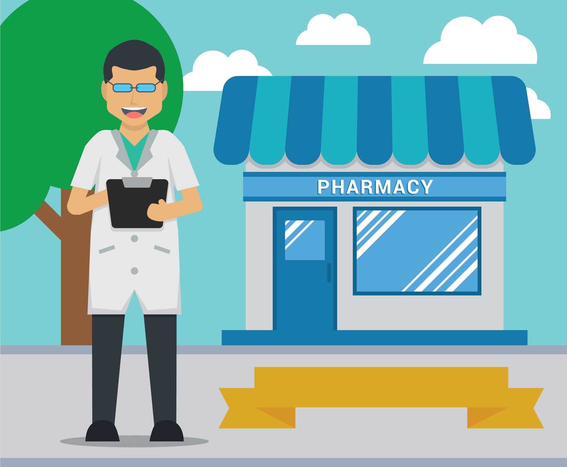 1136x936 Pharmacy Vector Illustration Vector Art Graphics