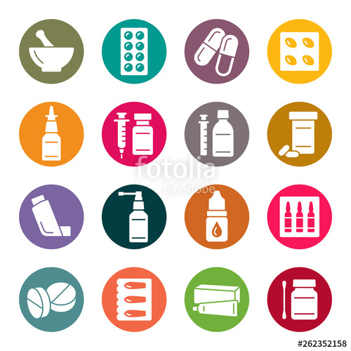500x500 Pharmacy Vector Icons Stock Image And Royalty Free Vector