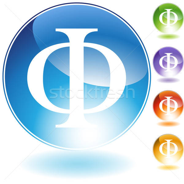 600x600 Greek Phi Vector Illustration John Takai