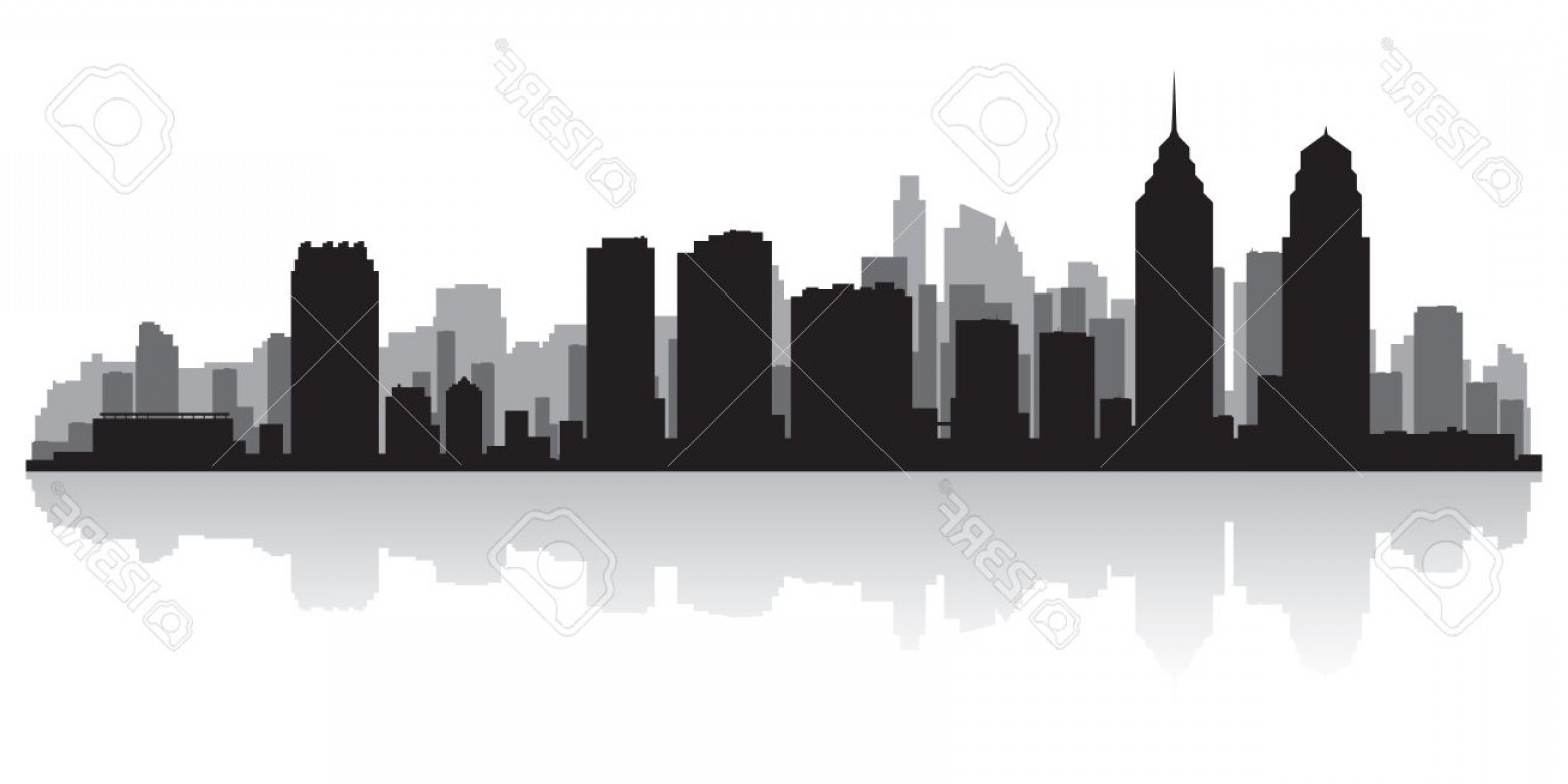 1560x780 Photophiladelphia Usa City Skyline Silhouette Vector Illustration