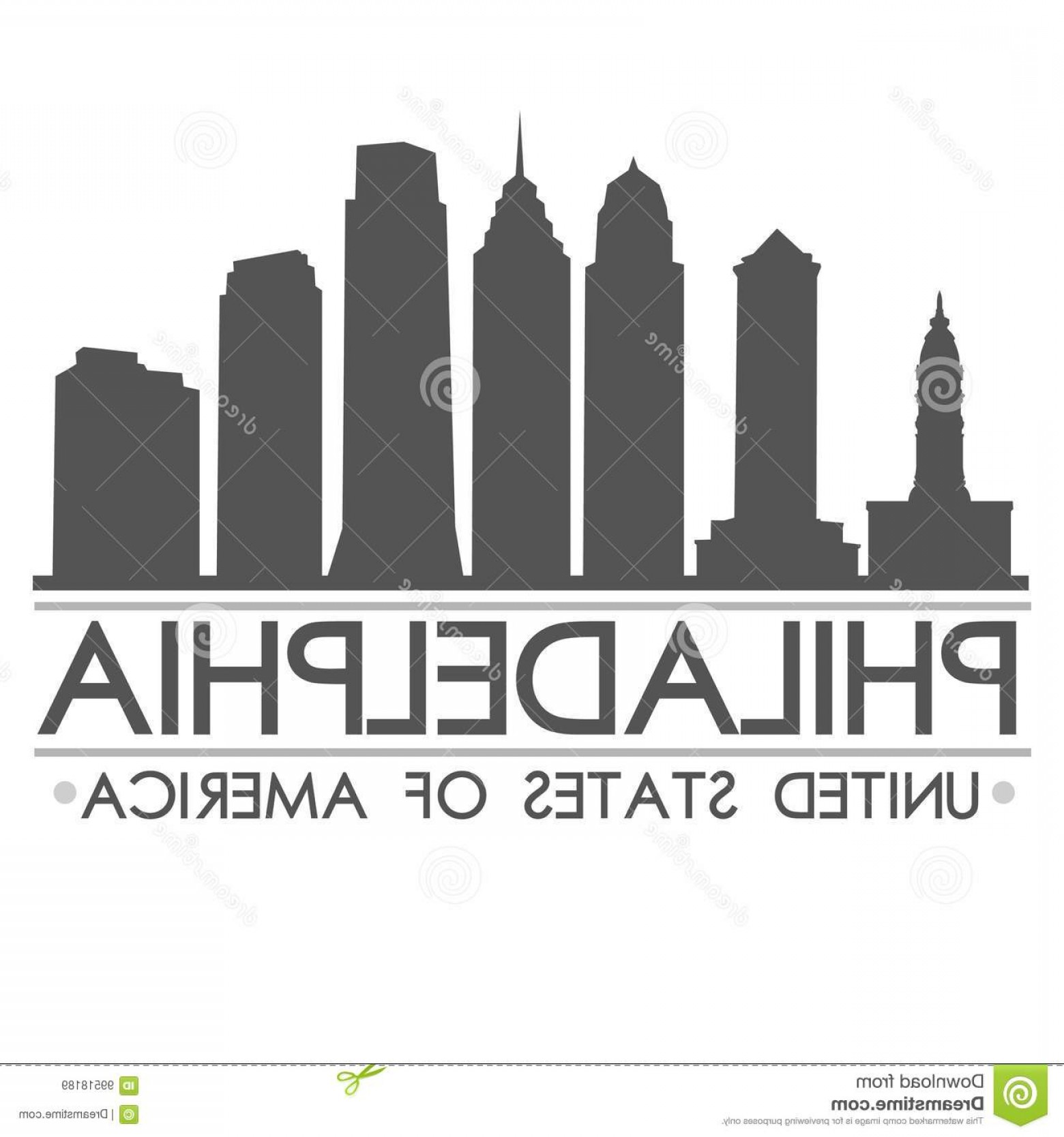 1560x1668 Stock Illustration Icon Philadelphia Emblematic Buildings