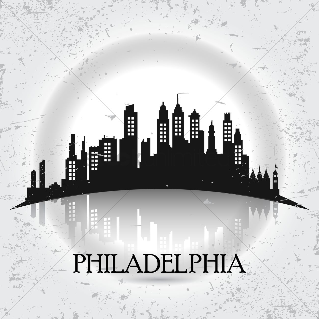 1300x1300 Philadelphia Vector Image