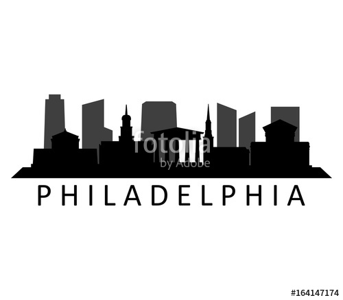 500x438 Philadelphia Skyline Stock Image And Royalty Free Vector