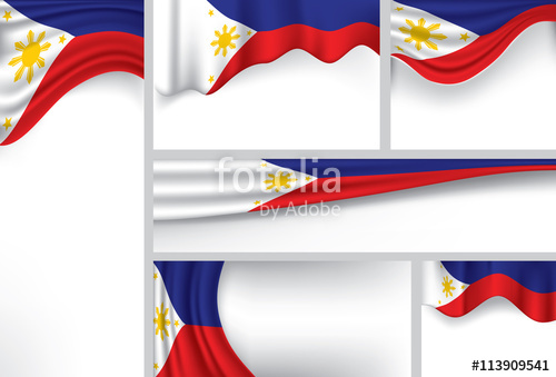 500x339 Abstract Philippine Flag, Philippines Colors