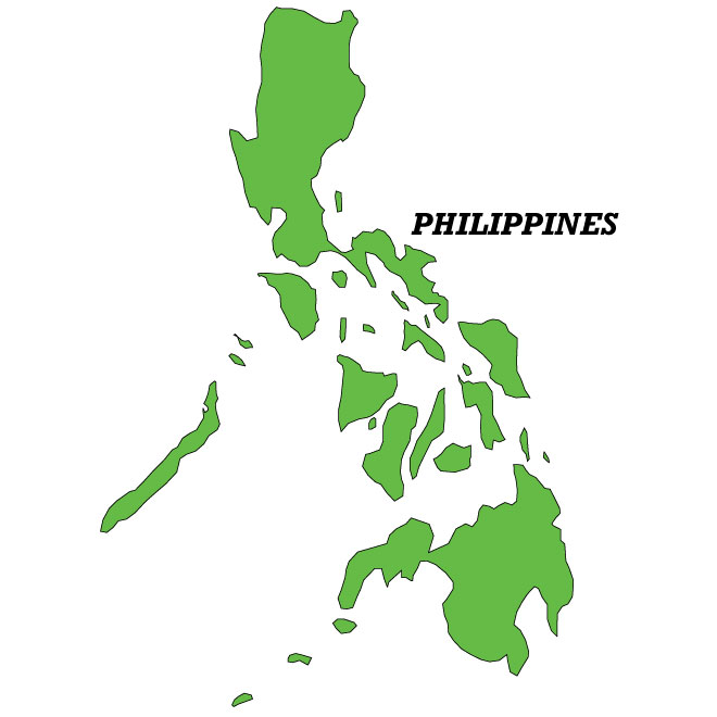 660x660 Philippines Vector Map