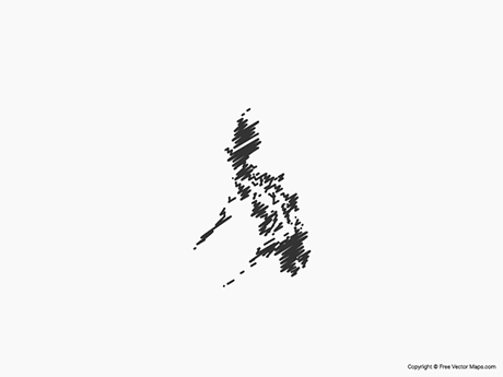 460x345 Vector Maps Of Philippines Free Vector Maps