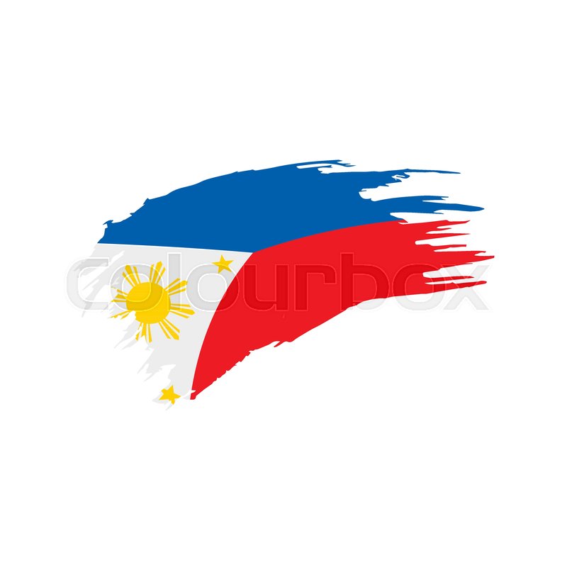 800x800 Philippines Flag, Vector Illustration Stock Vector Colourbox