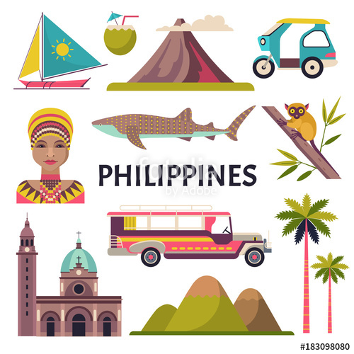500x500 Philippines Icons Set Vector Collection Of Philippine Culture