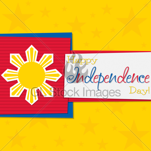 500x500 Funky Philippine Independence Day Card In Vector Format Gl