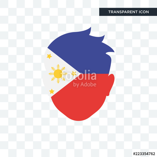Philippines Vector Icon Isolated On Transparent Background 500x500 Philippines Vector Icon Isolated On Transparent Background