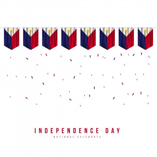 640x640 Philippines Independence Day Vector Template Design Illustration
