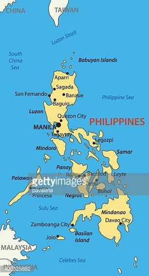 305x565 Republic Of The Philippines Vector Map Premium Clipart
