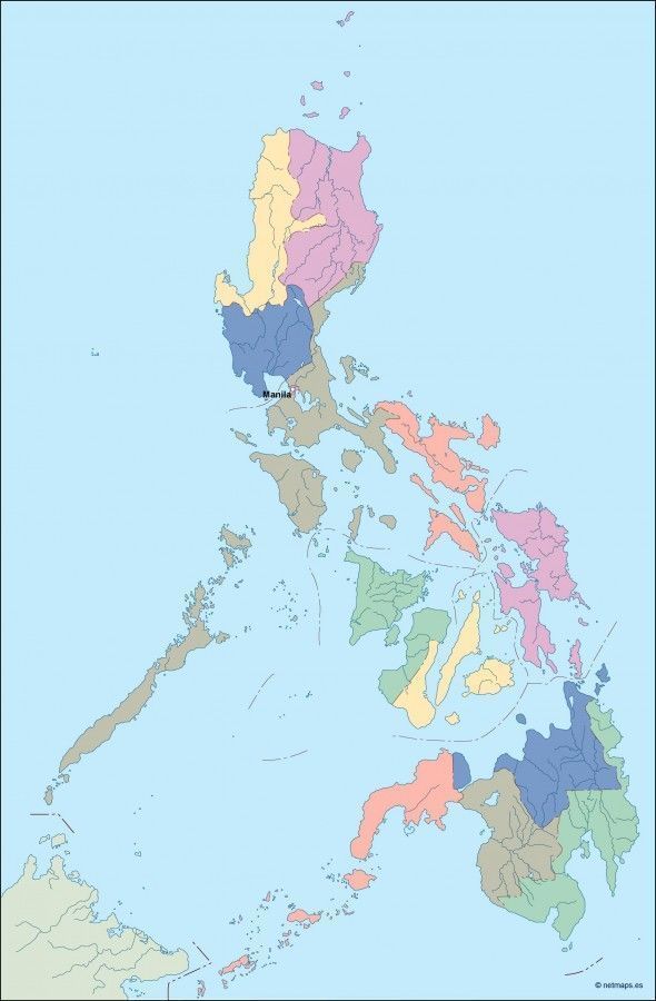 590x900 Philippines Vector Map Illustrator Map Digital Maps