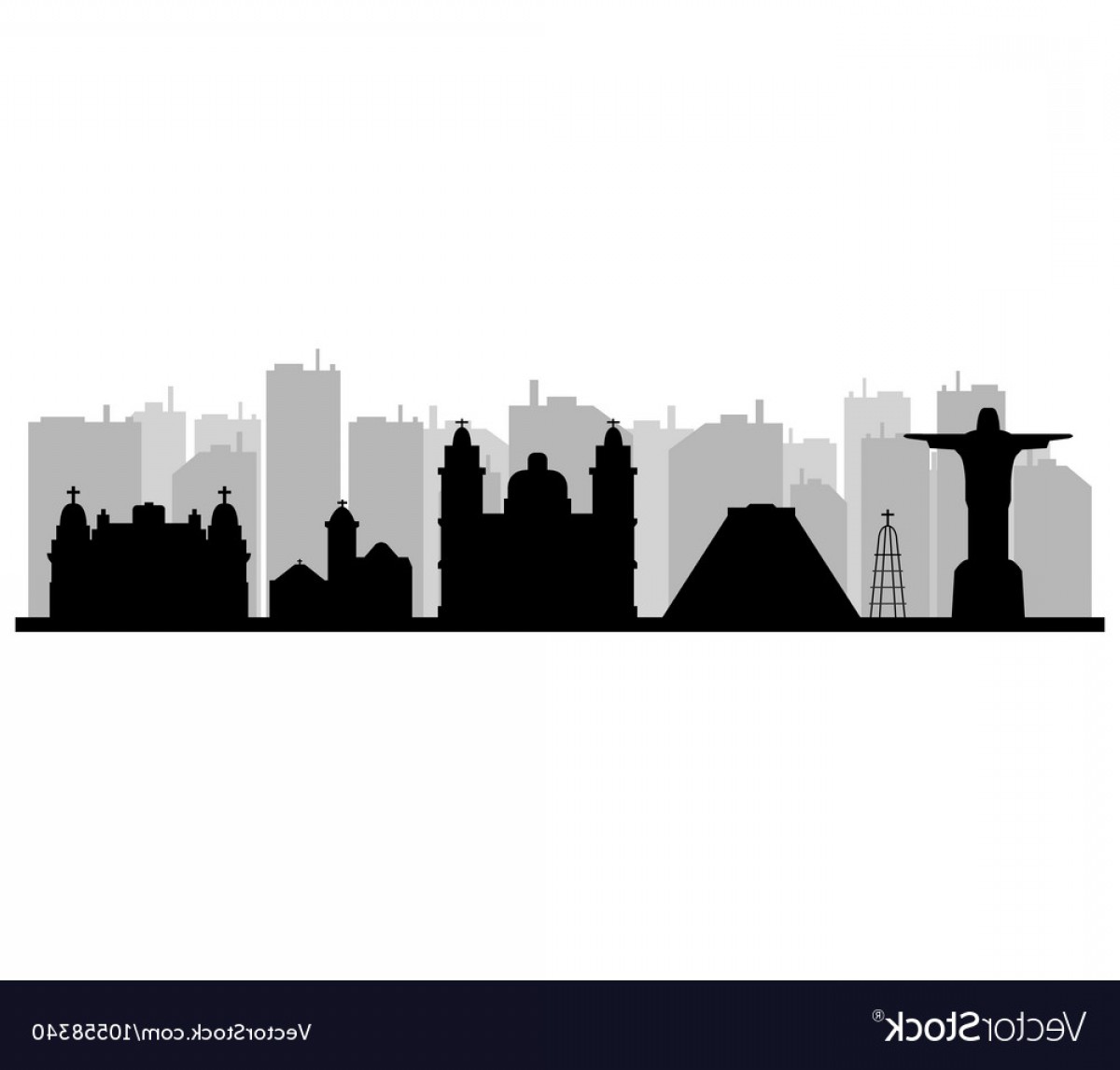 1200x1146 City Outline Vector Cultracing