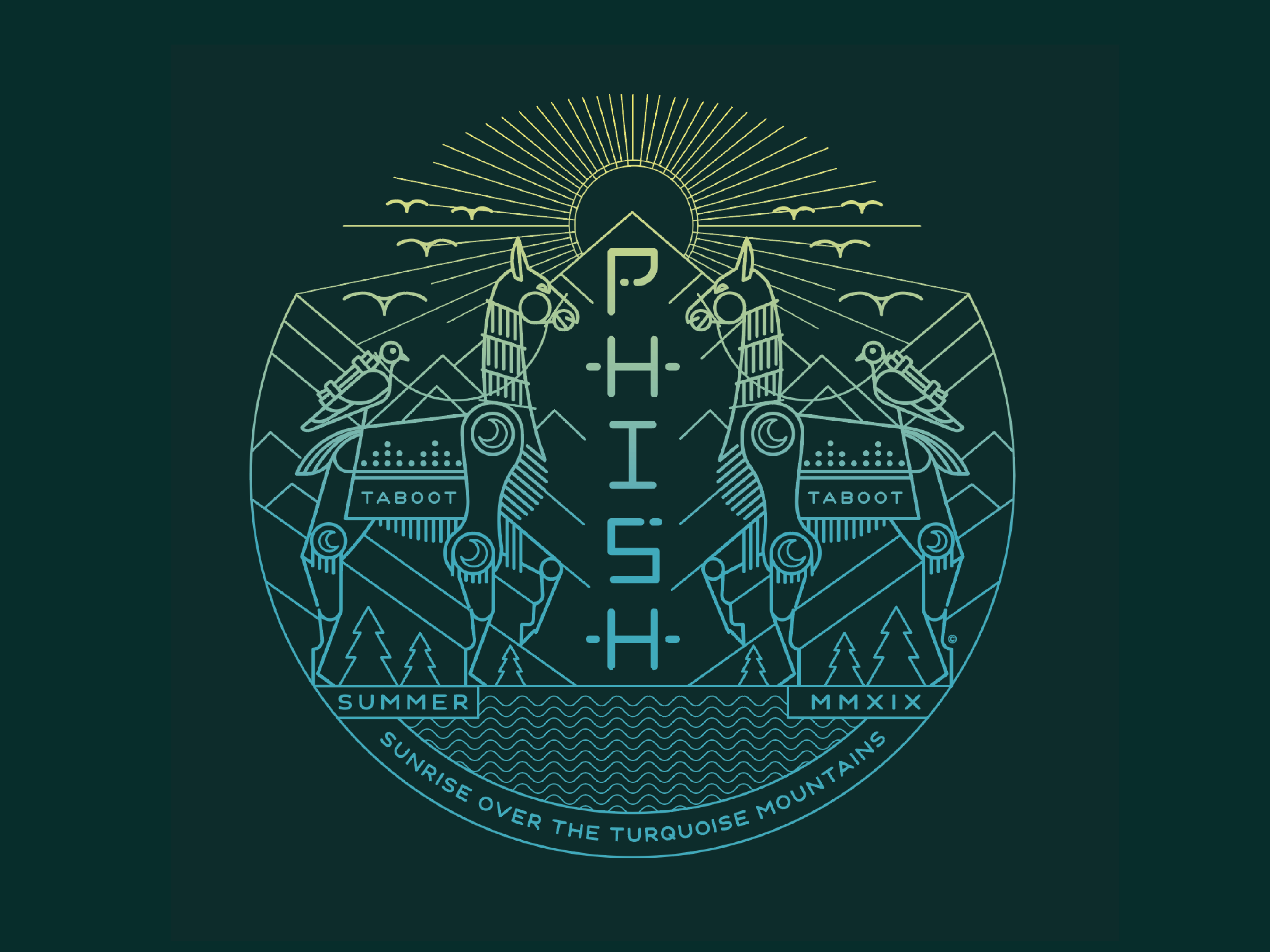 3334x2500 Phish Llama Summer Tour