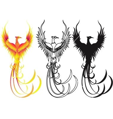 Phoenix Bird Vector 380x400 Phoenix Bird Vector