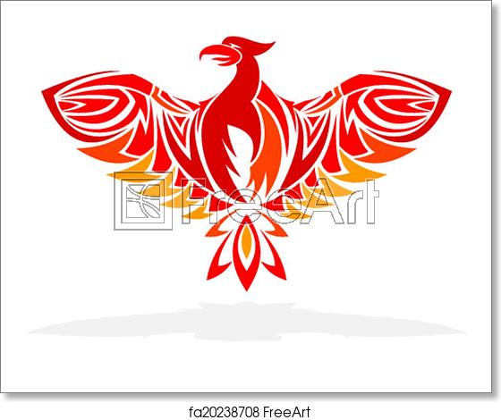 Free Art Print Of Phoenix Bird Vector Illustration Freeart 560x470 Free Art Print Of Phoenix Bird Vector Illustration Freeart