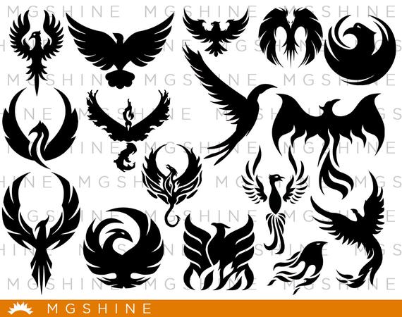 Phoenix Cutting For Cricut And Silhouette Cameo Etsy 570x450 Phoenix Cutting For Cricut And Silhouette Cameo Etsy